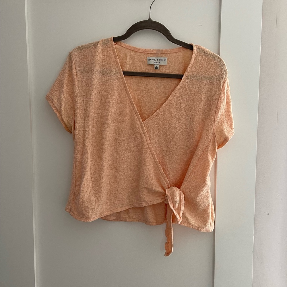 Madewell wrap top
